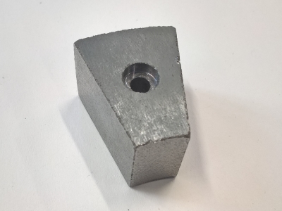 Stator tooth from soft magnetic powder composite